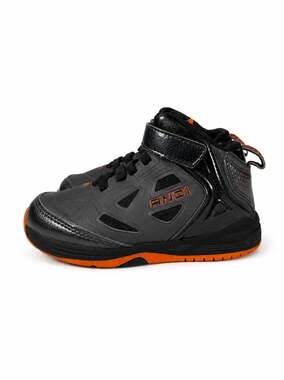 AND1 Boys Size 9 Fantasy Athletic Basketball Sneakers Black and Orange